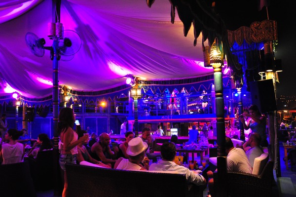 Cinda at the Beach Bar